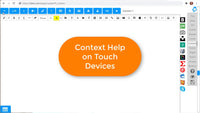 Context Help on Touch Devices